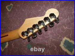 Warmoth Fender-lic. Stratocaster guitar Neck RW Blocks Locking Tuners SS frets