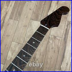 Wenge Strat Guitar Neck Nitro Satin Fits Warmoth & Fender WST01