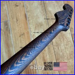 Wenge Strat Stainless Frets Guitar Neck Nitro Satin Fits Warmoth & Fender WS4