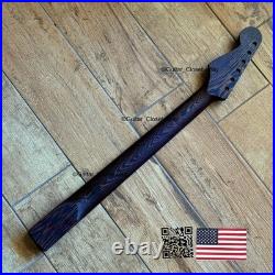 Wenge Strat Stainless Frets Guitar Neck Nitro Satin Fits Warmoth & Fender WS4