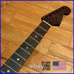 Wenge Strat Stainless Frets Guitar Neck Nitro Satin Fits Warmoth & Fender WS6