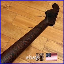 Wenge Strat Stainless Frets Guitar Neck Nitro Satin Fits Warmoth & Fender WS6