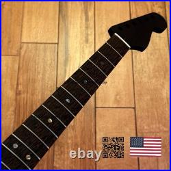 Wenge Strat Stainless Frets Guitar Neck Nitro Satin Fits Warmoth & Fender WS7